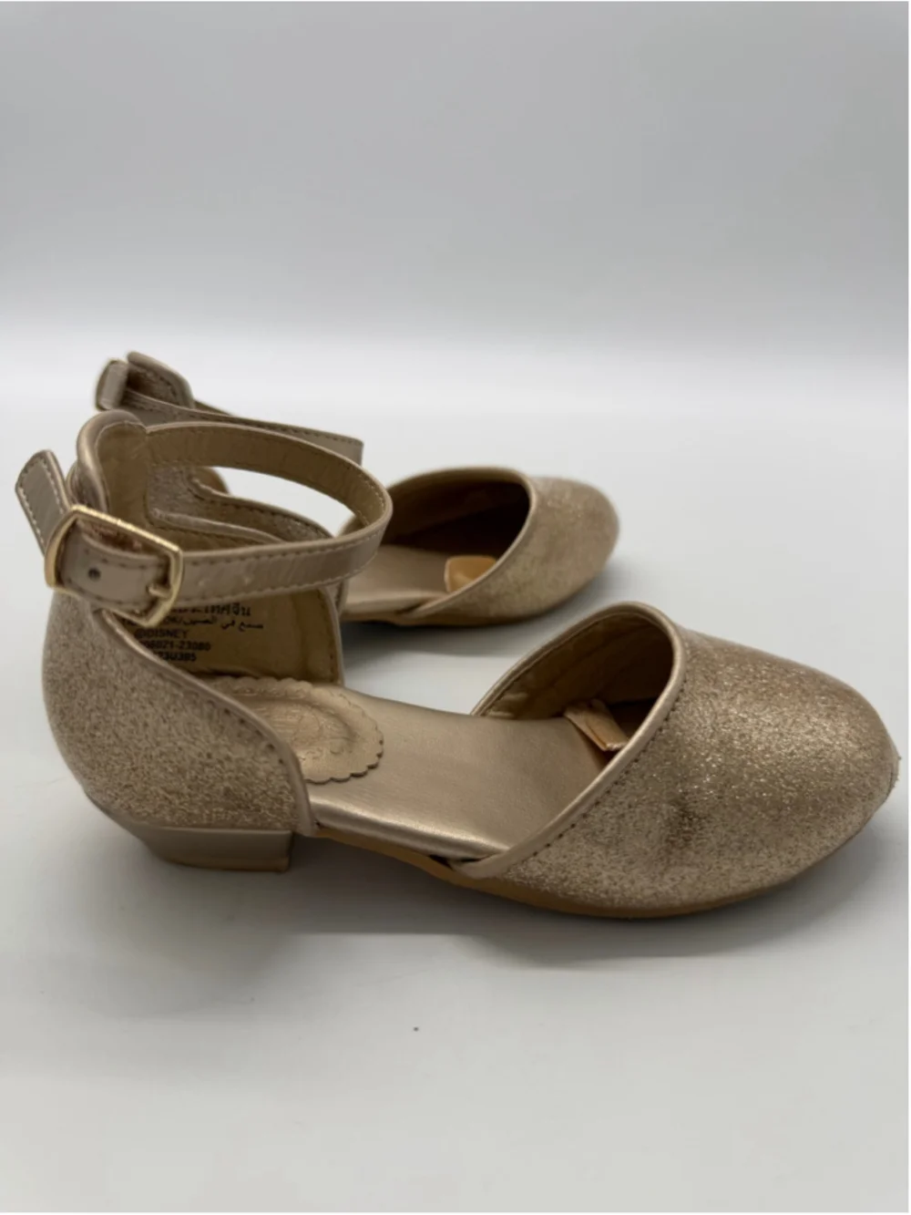 DISNEY Gold Sparkle Dress Shoe Size 9C